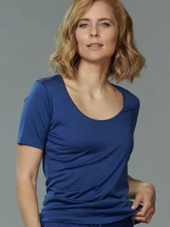 Seide mit Bio-Baumwolle kbA T-Shirt viele Farben von Kokon Zwo