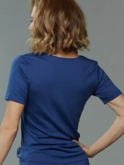 Seide mit Bio-Baumwolle kbA T-SHIRT Basic von Kokon Zwo