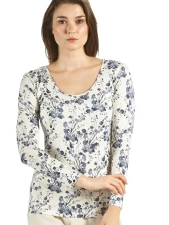 Seide mit Bio-Baumwolle kbA LANGARM SHIRT Basic Kokon Zwo