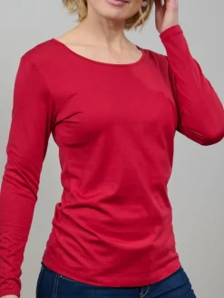 Seide mit Bio-Baumwolle kbA LANGARM SHIRT Basic Kokon Zwo