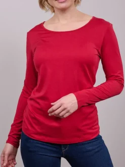 Seide mit Bio-Baumwolle kbA LANGARM SHIRT Basic von Kokon Zwo