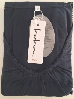 Seide mit Bio-Baumwolle LANGARM NACHTHEMD Kokon Zwo