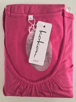 Seide mit Bio-Baumwolle LANGARM NACHTHEMD Kokon Zwo