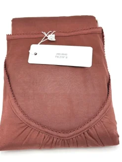 Seide mit Bio-Baumwolle LANGARM NACHTHEMD Kokon Zwo