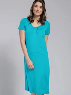 Seide mit Bio-Baumwolle NACHTHEMD feminin von Kokon Zwo