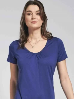 Seide mit Bio-Baumwolle NACHTHEMD uni von Kokon Zwo