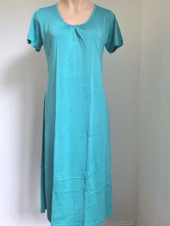 Seide mit Bio-Baumwolle NACHTHEMD uni von Kokon Zwo