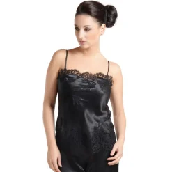 Seide mit Spitze Longtop JARDIN von Marjolaine