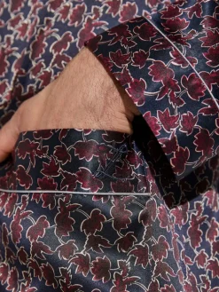 Seide Morgenmantel Herren SILK NIGHTWEAR 6000 knielang von Zimmerli