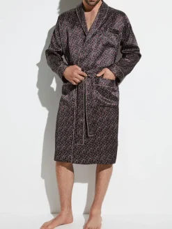 Seide Morgenmantel Herren SILK NIGHTWEAR 6000 knielang von Zimmerli
