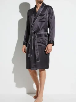 Seide Morgenmantel Herren SILK NIGHTWEAR 6000 knielang von Zimmerli