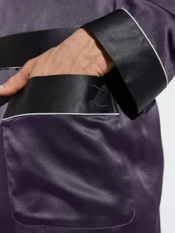 Seide Morgenmantel Herren SILK NIGHTWEAR 6000 knielang von Zimmerli