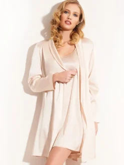 Seide Morgenmantel kurz SETA No. 8 von Chiara Fiorini