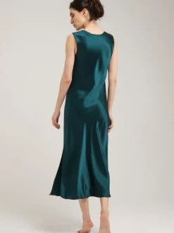 Seide Nachtkleid LEONA lang von Vivis