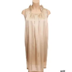 Seide Nachtkleid SEDUZIONE DI SETA marine oder gold von Gattina