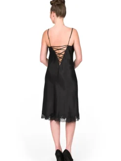 Seide Negligé SAKHALI mit Spitze von GATTINA