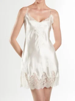 Seide Negligé SOIE D´AMOUR mit Spitze von Aubade
