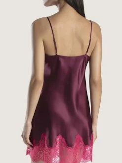 Seide Negligé SOIE D´AMOUR mit Spitze von Aubade
