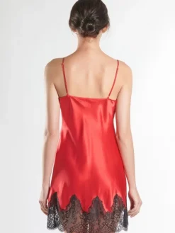 Seide Negligé TOI MON AMOUR Uni Farben von Aubade