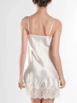 Seide Negligé TOI MON AMOUR Uni Farben von Aubade