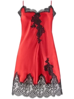 Seide Negligé TOI MON AMOUR Uni Farben von Aubade