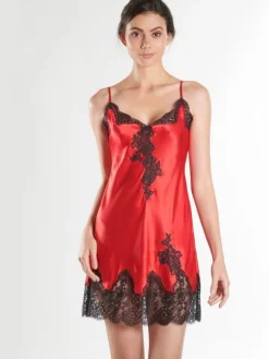 Seide Negligé TOI MON AMOUR klassische Farben von Aubade