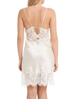 Seide Neglige MAILIN Satin mit Spitze von GATTINA