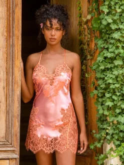 Seide Neglige NYMPHE No. 3 kurz von Marjolaine