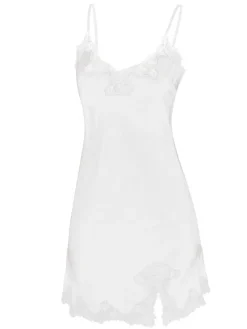 Seide Neglige SATIN + LACE kurz von Eva B. Bitzer