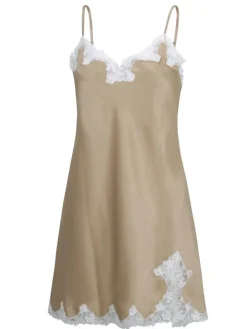 Seide Neglige SATIN + LACE kurz von Eva B. Bitzer