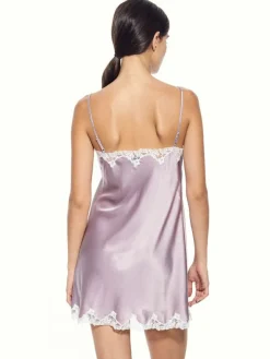 Seide Neglige SATIN + LACE kurz von Eva B. Bitzer