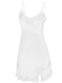 Seide Neglige SATIN + LACE kurz von Eva B. Bitzer