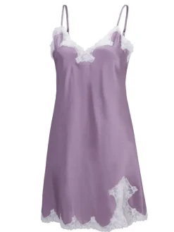 Seide Neglige SATIN + LACE kurz von Eva B. Bitzer