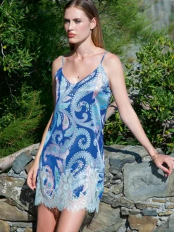 Seide Neglige SUMMER PAISLEY von Chiara Fiorini