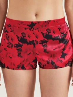 Seide Shorts TOI MON AMOUR mit Print von Aubade