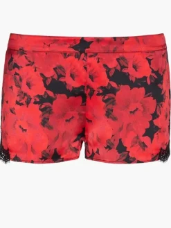 Seide Shorts TOI MON AMOUR rot-schwarz von Aubade