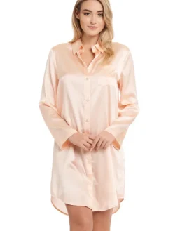 Seide Sleepshirt SEDUZIONE DI SETA Satin von Gattina