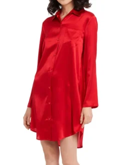 Seide Sleepshirt SEDUZIONE DI SETA Satin von Gattina