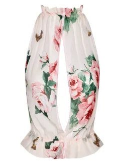 Seide Top OLIVIA BALI rosa geblümt von Cadolle