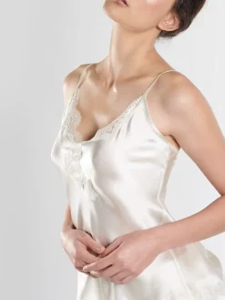 Seide Top SOIE D´AMOUR mit Spitze von Aubade