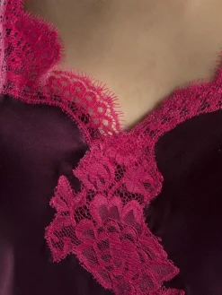 Seide Top SOIE D´AMOUR mit Spitze von Aubade