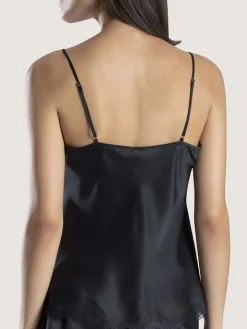 Seide Top SOIE D´AMOUR mit Spitze von Aubade