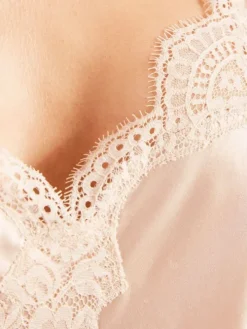 Seide Top SOIE D´AMOUR mit Spitze von Aubade