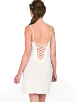 Seide-Baumwolle Nachthemd BERGEN gewirkt von Gattina