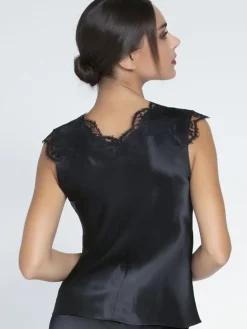 Seiden Camisole Top SPLENDEUR SOIE mit Spitze von Lise Charmel