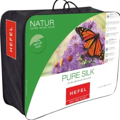 Seidendecke mittelwarm PURE SILK GD mit Lyocell-Satin von Hefel