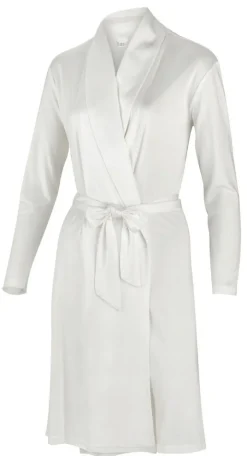 Seidenmix Kurz-Morgenmantel ADELAIDE uni von Nightdreams