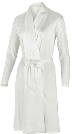 Seidenmix Kurz-Morgenmantel ADELAIDE uni von Nightdreams