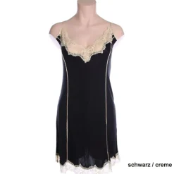 Seidenmix Wirkseide Spaghetti-Nachthemd MAHÉ von Nightdreams