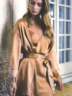 Seidennachthemd / Seidenkleid NEW SEDUCTION glatt von Luna di Seta